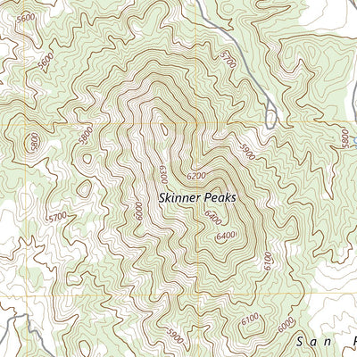 United States Geological Survey Skinner Peaks, UT (2023, 24000-Scale) digital map