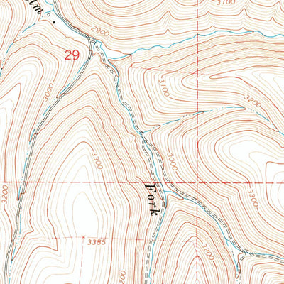 United States Geological Survey Skinners Fork, OR (1968, 24000-Scale) digital map