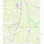 United States Geological Survey Skippers, VA-NC (1997, 24000-Scale) digital map