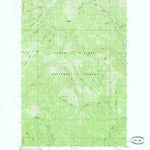 United States Geological Survey Skitwish Peak, ID (1985, 24000-Scale) digital map