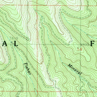 United States Geological Survey Skitwish Peak, ID (1985, 24000-Scale) digital map