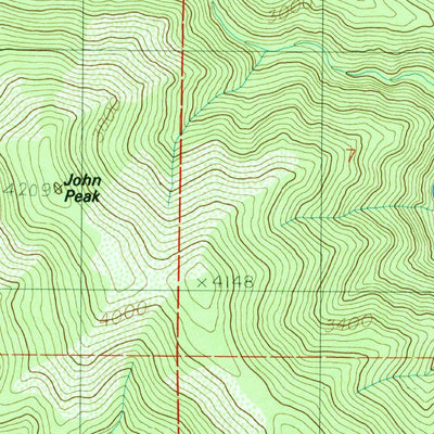 United States Geological Survey Skitwish Peak, ID (1985, 24000-Scale) digital map