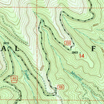 United States Geological Survey Skitwish Peak, ID (1996, 24000-Scale) digital map