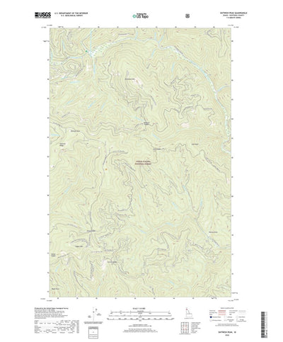 United States Geological Survey Skitwish Peak, ID (2020, 24000-Scale) digital map