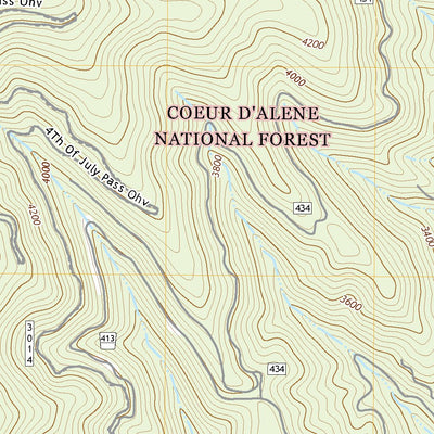 United States Geological Survey Skitwish Peak, ID (2020, 24000-Scale) digital map