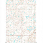 United States Geological Survey Skjermo Lake, ND (1983, 24000-Scale) digital map