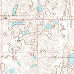 United States Geological Survey Skjermo Lake, ND (1983, 24000-Scale) digital map