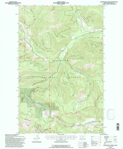 United States Geological Survey Skookoleel Creek, MT (1994, 24000-Scale) digital map