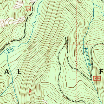 United States Geological Survey Skookoleel Creek, MT (1994, 24000-Scale) digital map