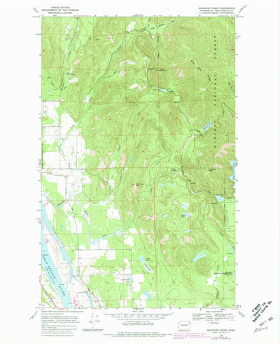 United States Geological Survey Skookum Creek, WA (1968, 24000-Scale) digital map