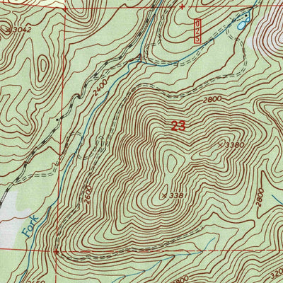 United States Geological Survey Skookum Creek, WA (1996, 24000-Scale) digital map