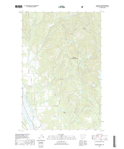 United States Geological Survey Skookum Creek, WA (2020, 24000-Scale) digital map