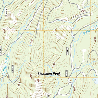United States Geological Survey Skookum Creek, WA (2020, 24000-Scale) digital map