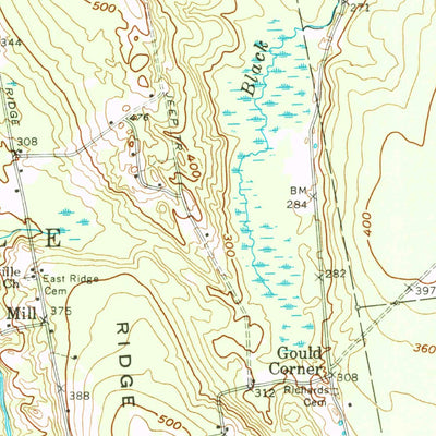 United States Geological Survey Skowhegan, ME (1955, 62500-Scale) digital map