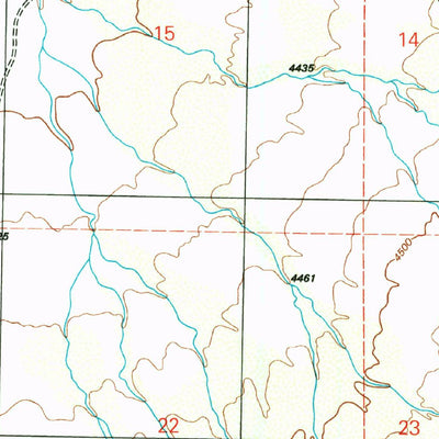 United States Geological Survey Skull Canyon, NM-AZ (1996, 24000-Scale) digital map
