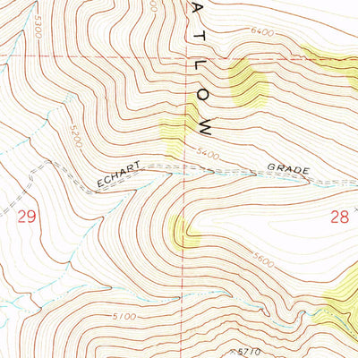 United States Geological Survey Skull Creek Butte, OR (1971, 24000-Scale) digital map