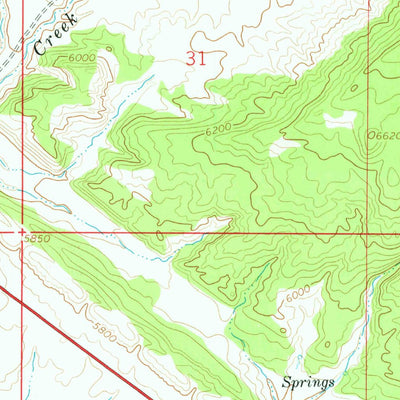 United States Geological Survey Skull Creek, CO (1962, 24000-Scale) digital map