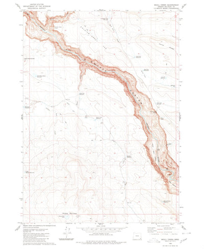 United States Geological Survey Skull Creek, OR (1980, 24000-Scale) digital map