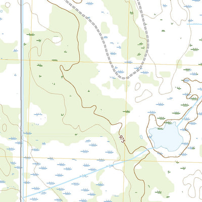 United States Geological Survey Skull Lake, MN (2022, 24000-Scale) digital map