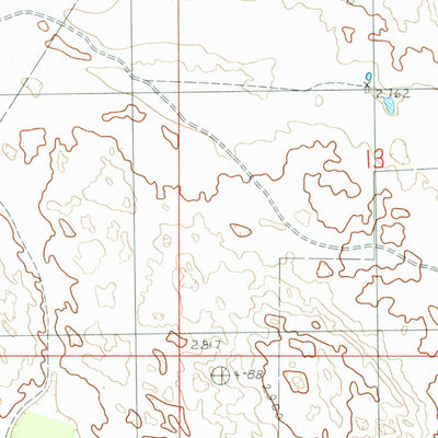 United States Geological Survey Skull Lake, NE (1985, 24000-Scale) digital map