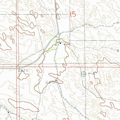 United States Geological Survey Skull Lake, NE (1985, 24000-Scale) digital map