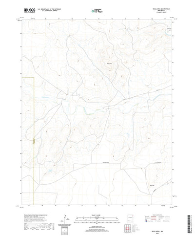 United States Geological Survey Skull Mesa, NM (2020, 24000-Scale) digital map