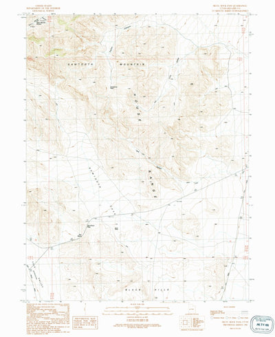 United States Geological Survey Skull Rock Pass, UT (1991, 24000-Scale) digital map