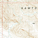 United States Geological Survey Skull Rock Pass, UT (1991, 24000-Scale) digital map