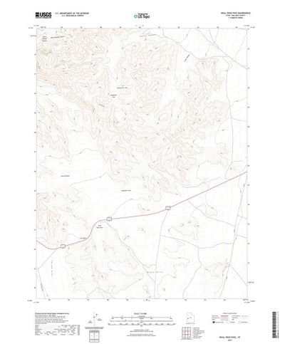 United States Geological Survey Skull Rock Pass, UT (2023, 24000-Scale) digital map