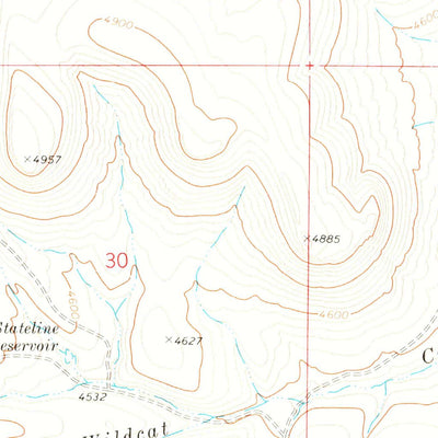 United States Geological Survey Skull Spring, OR (1972, 24000-Scale) digital map