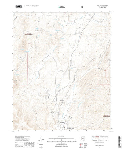 United States Geological Survey Skull Valley, AZ (2021, 24000-Scale) digital map