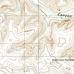 United States Geological Survey Skunk Canyon, NM (1988, 24000-Scale) digital map