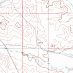 United States Geological Survey Skunk Creek, MT (1981, 24000-Scale) digital map