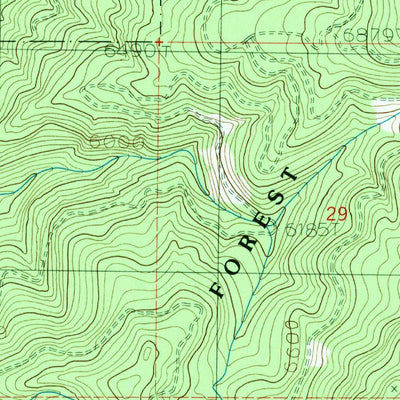 United States Geological Survey Skunk Creek Summit, ID (1988, 24000-Scale) digital map