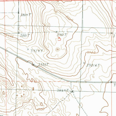 United States Geological Survey Skunk Lake NE, NE (1989, 24000-Scale) digital map
