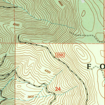 United States Geological Survey Skunk Ridge, CA (1998, 24000-Scale) digital map