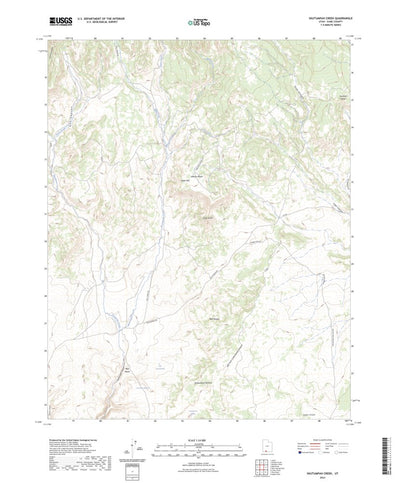 United States Geological Survey Skutumpah Creek, UT (2023, 24000-Scale) digital map