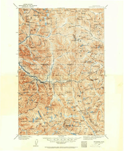 United States Geological Survey Skykomish, WA (1902, 125000-Scale) digital map