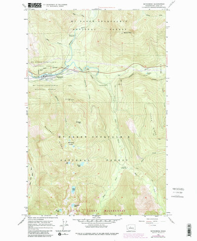 United States Geological Survey Skykomish, WA (1965, 24000-Scale) digital map
