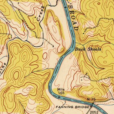 United States Geological Survey Skyland, NC (1943, 24000-Scale) digital map