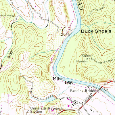 United States Geological Survey Skyland, NC (1965, 24000-Scale) digital map