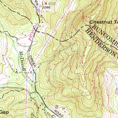 United States Geological Survey Skyland, NC (1965, 24000-Scale) digital map