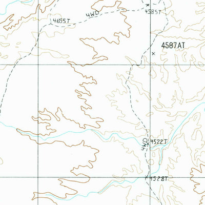 United States Geological Survey Skyline Rim, UT (1987, 24000-Scale) digital map