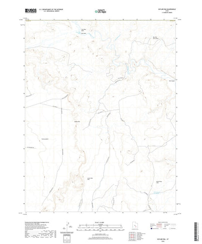 United States Geological Survey Skyline Rim, UT (2020, 24000-Scale) digital map