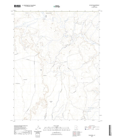 United States Geological Survey Skyline Rim, UT (2023, 24000-Scale) digital map