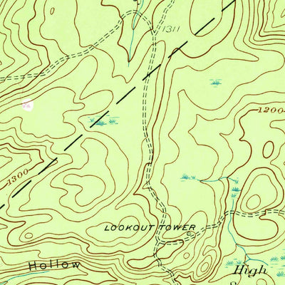 United States Geological Survey Skytop, PA (1943, 24000-Scale) digital map