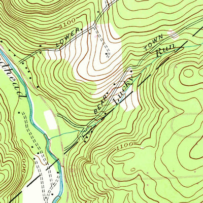United States Geological Survey Skytop, PA (1943, 24000-Scale) digital map