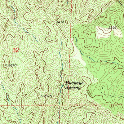 United States Geological Survey Slack Canyon, CA (1969, 24000-Scale) digital map