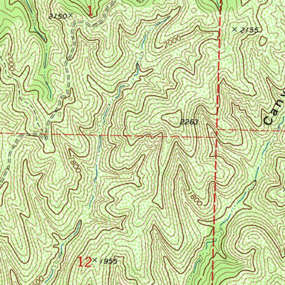 United States Geological Survey Slack Canyon, CA (1969, 24000-Scale) digital map