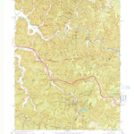 United States Geological Survey Slade, KY (1966, 24000-Scale) digital map